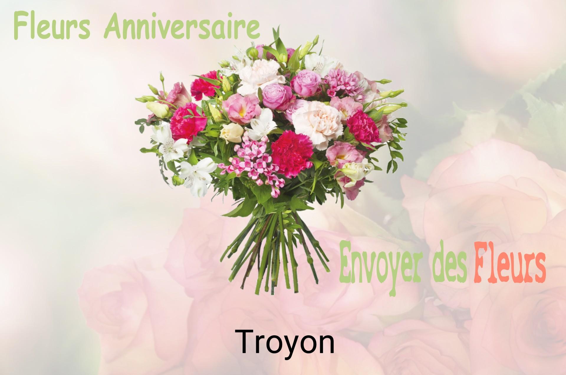 Bouquet de fleurs d’anniversaire livré à Troyon