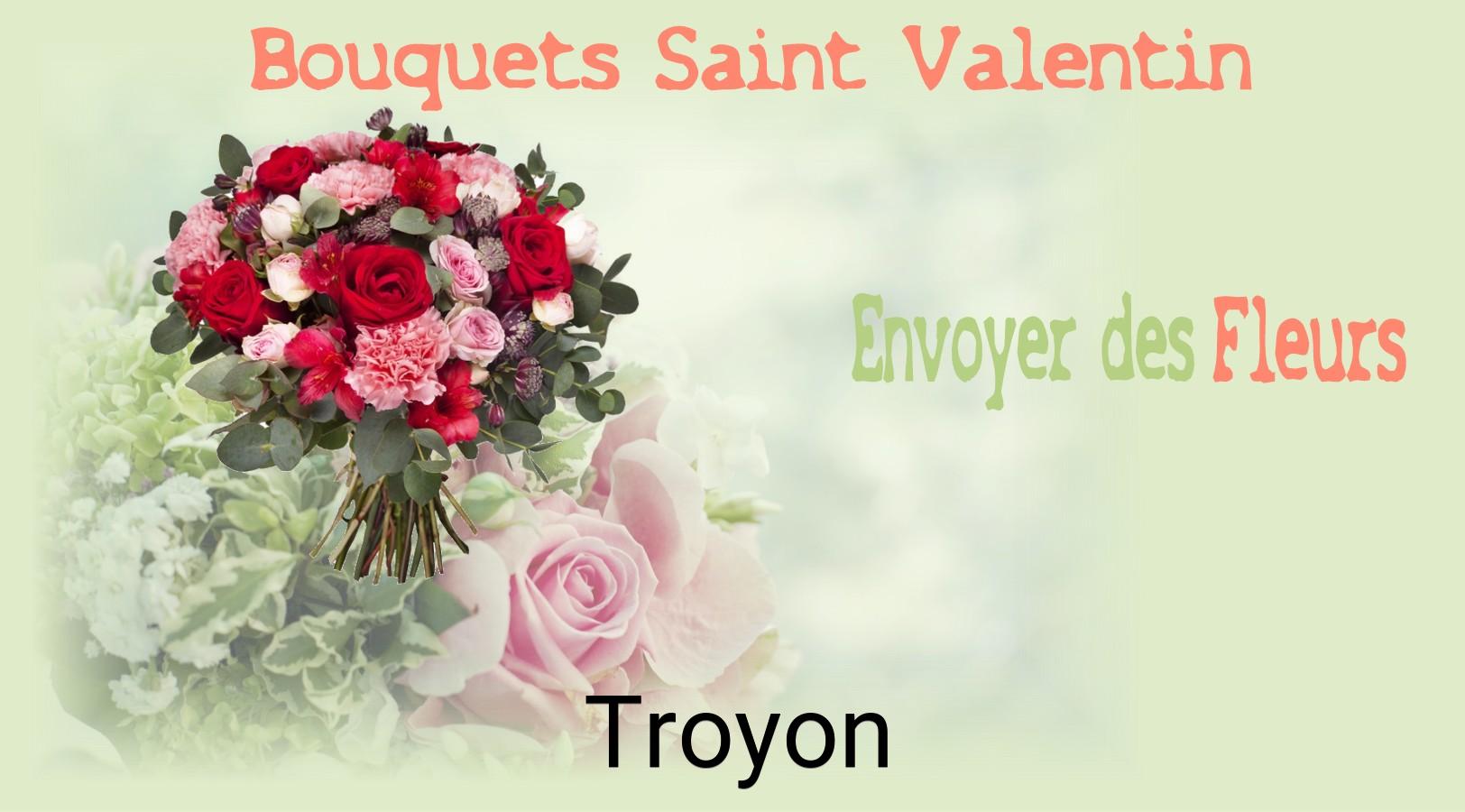 Roses de Saint-Valentin livrées à Troyon